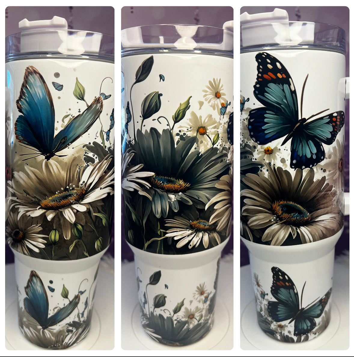 Butterfly 40oz tumbler