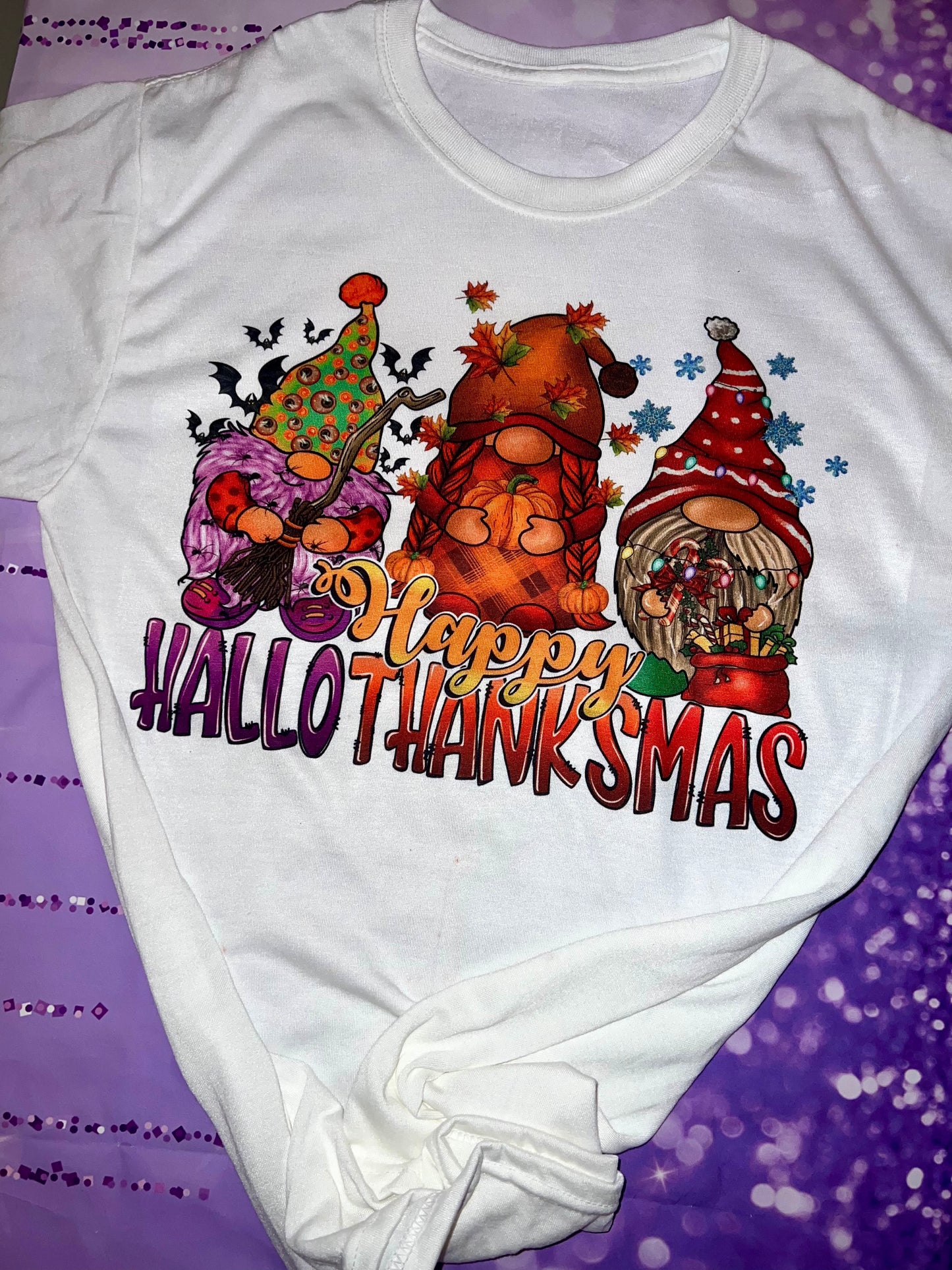 Happy HalloThanksMas tshirt