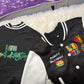 Kids Black History Month varsity jacket