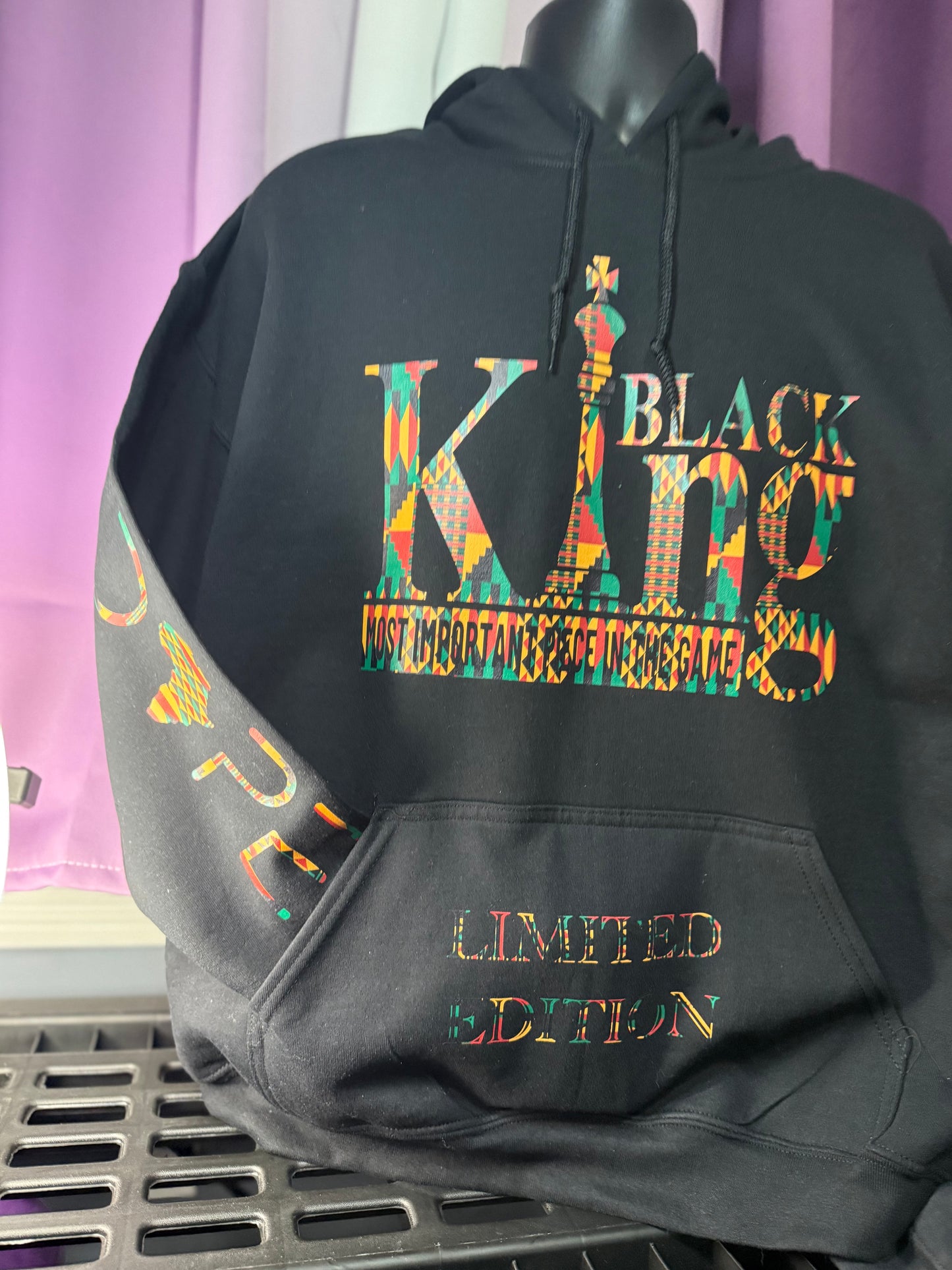 Black King hoodie