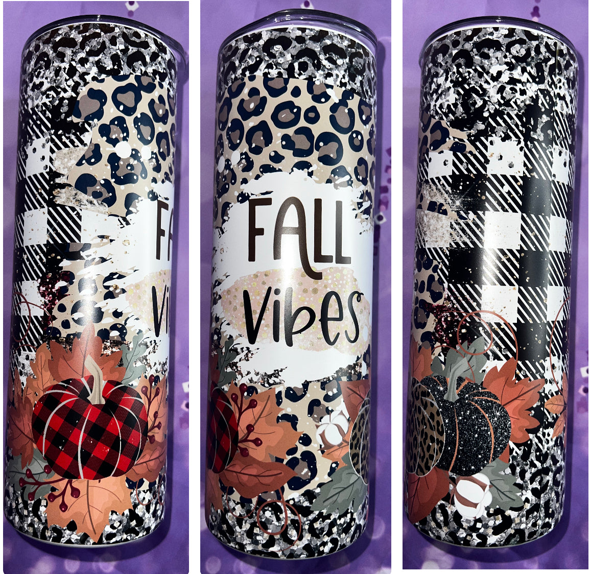 Fall vibes tumbler